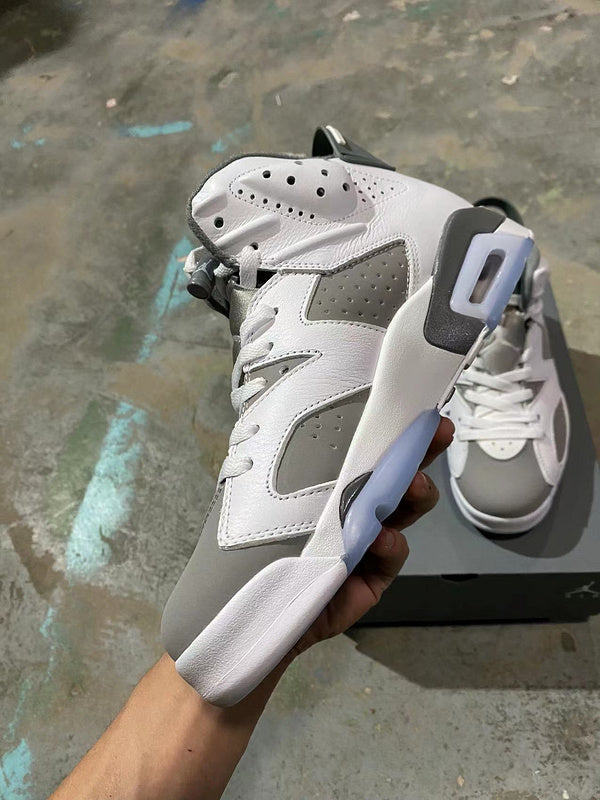 Jordan 6 white and Gray