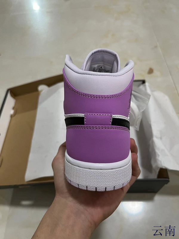 Jordan 1 mid  purple