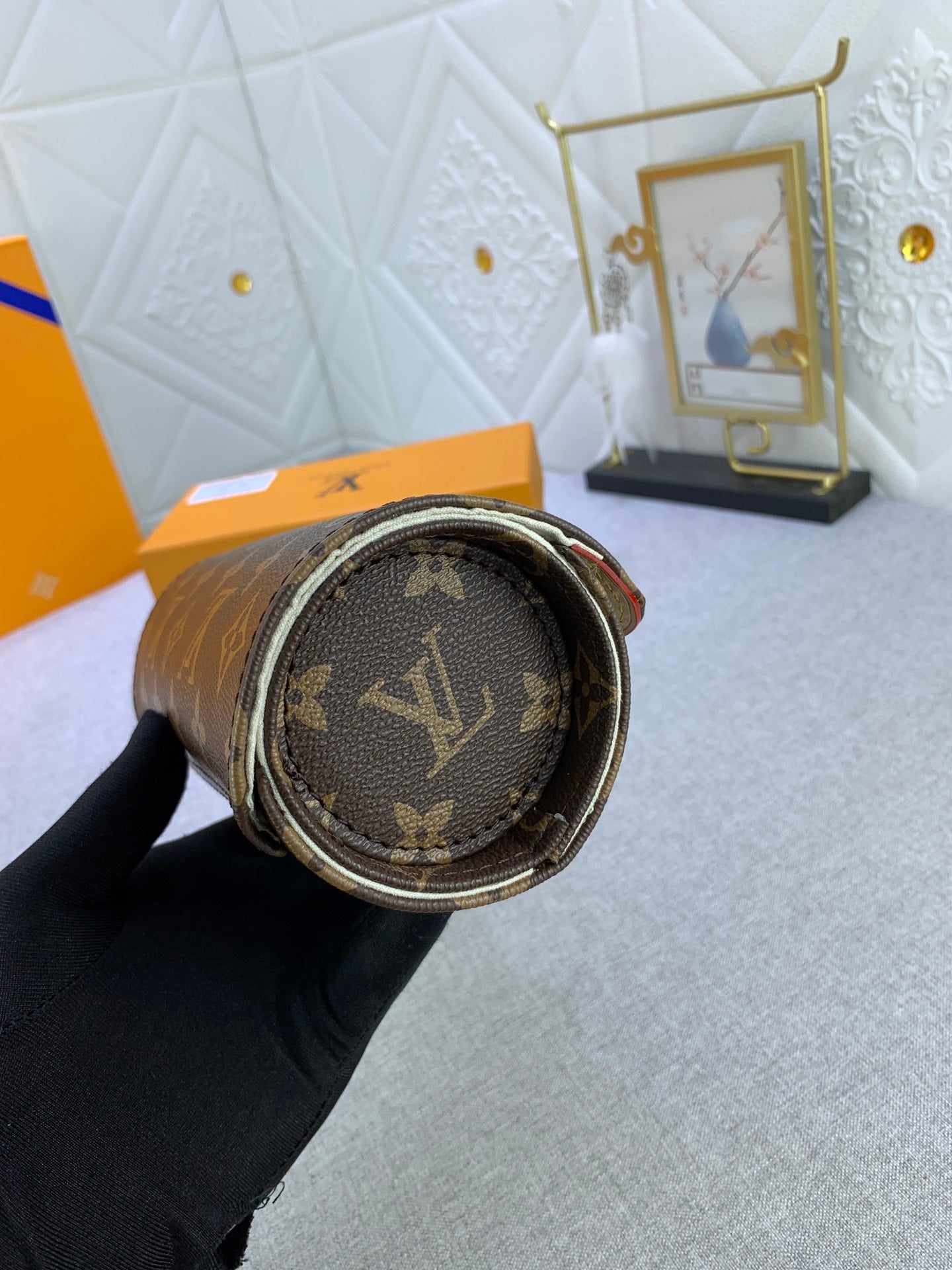 Louis Vuitton  Leather Watch Case –