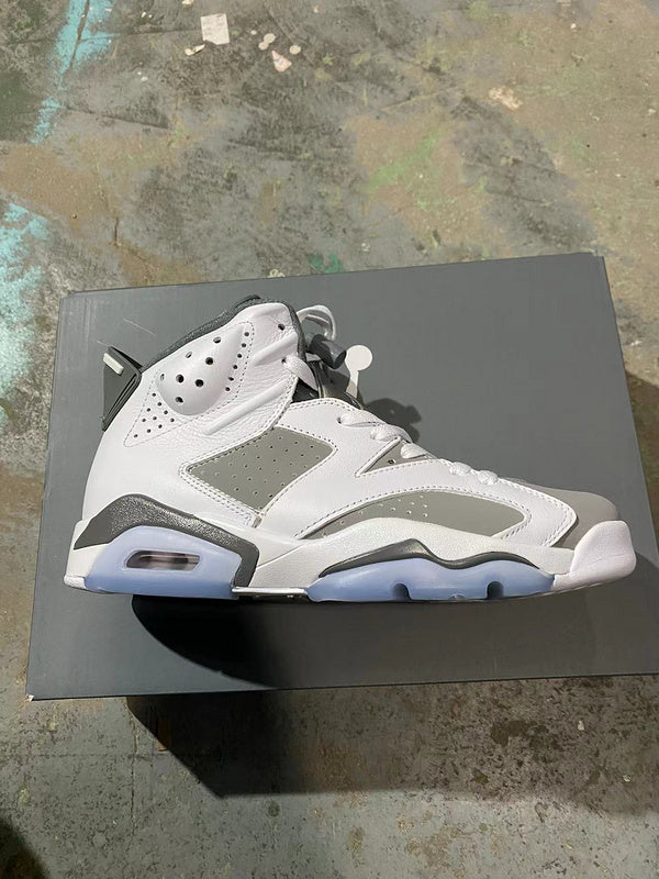 Jordan 6 white and Gray