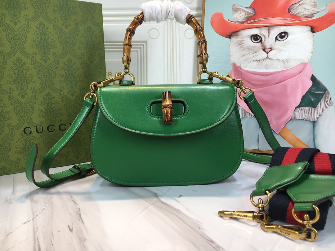 trendy green crossbody bag