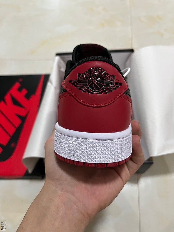 Jordan 1 Low  Red And Black