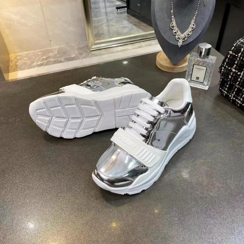 Burberry Ramsey metallic chunky sneakers