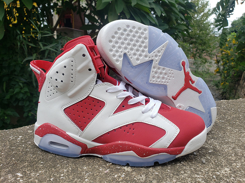 Jordan 6 Red ans White