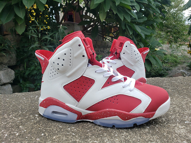 Jordan 6 Red ans White