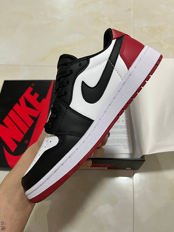 Jordan 1 Low  Red And Black