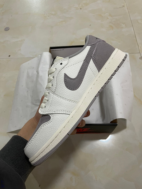 Jordan 1 Low  Gray and White