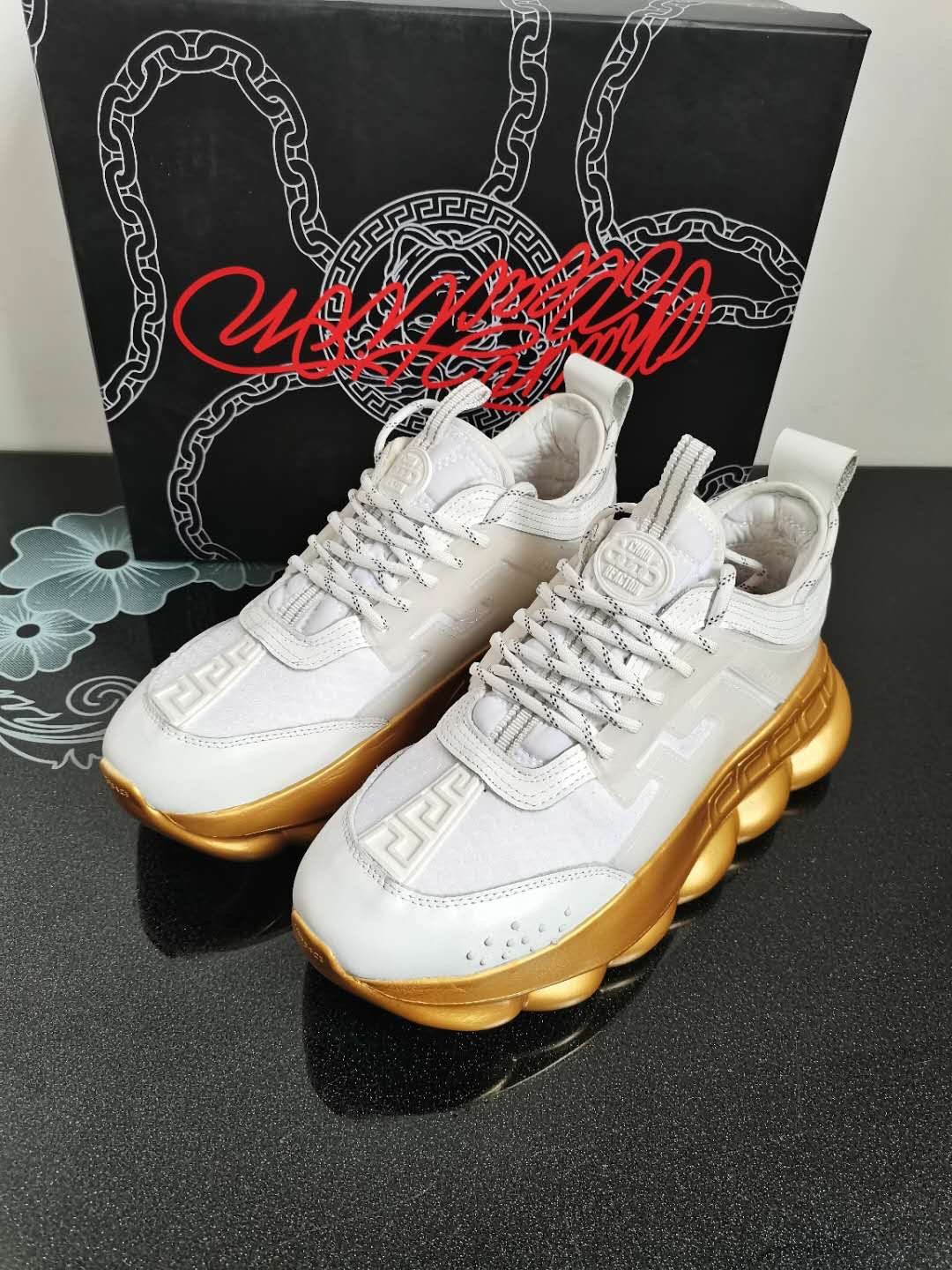 Versace Chain Reaction “White Gold”