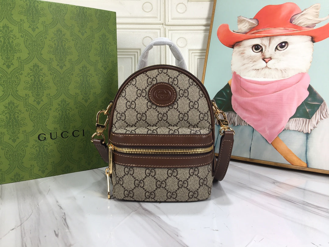 GUCCI Gucci Animal Print Multi-Function Bag