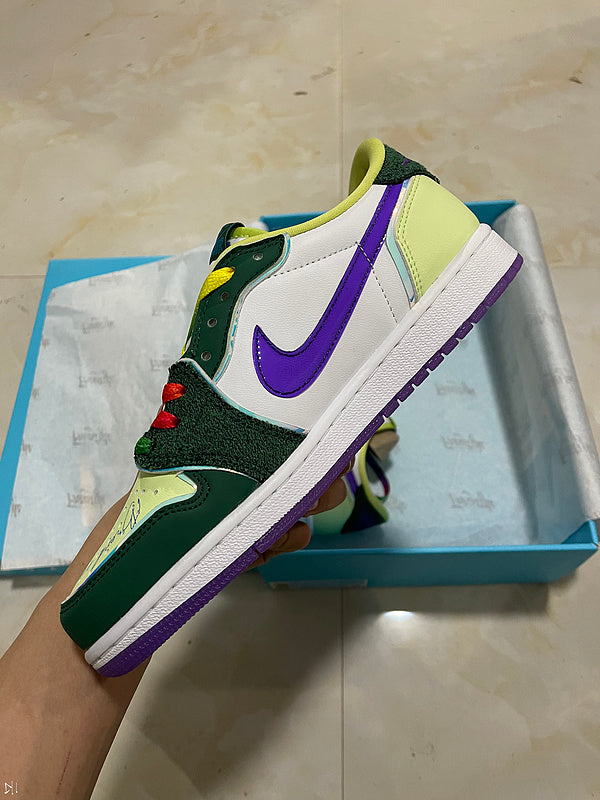 Jordan 1 Low  Yellow And Green