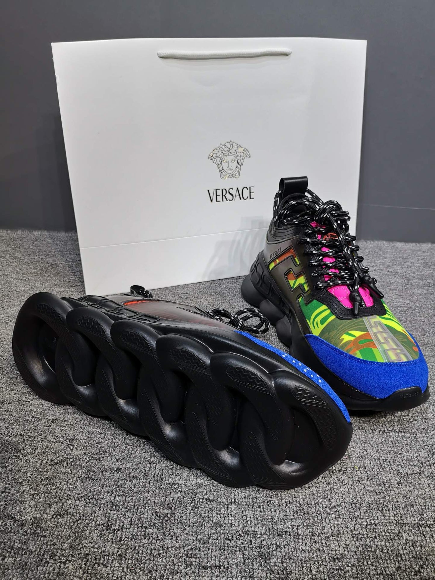 Versace Chain Reaction Sneakers