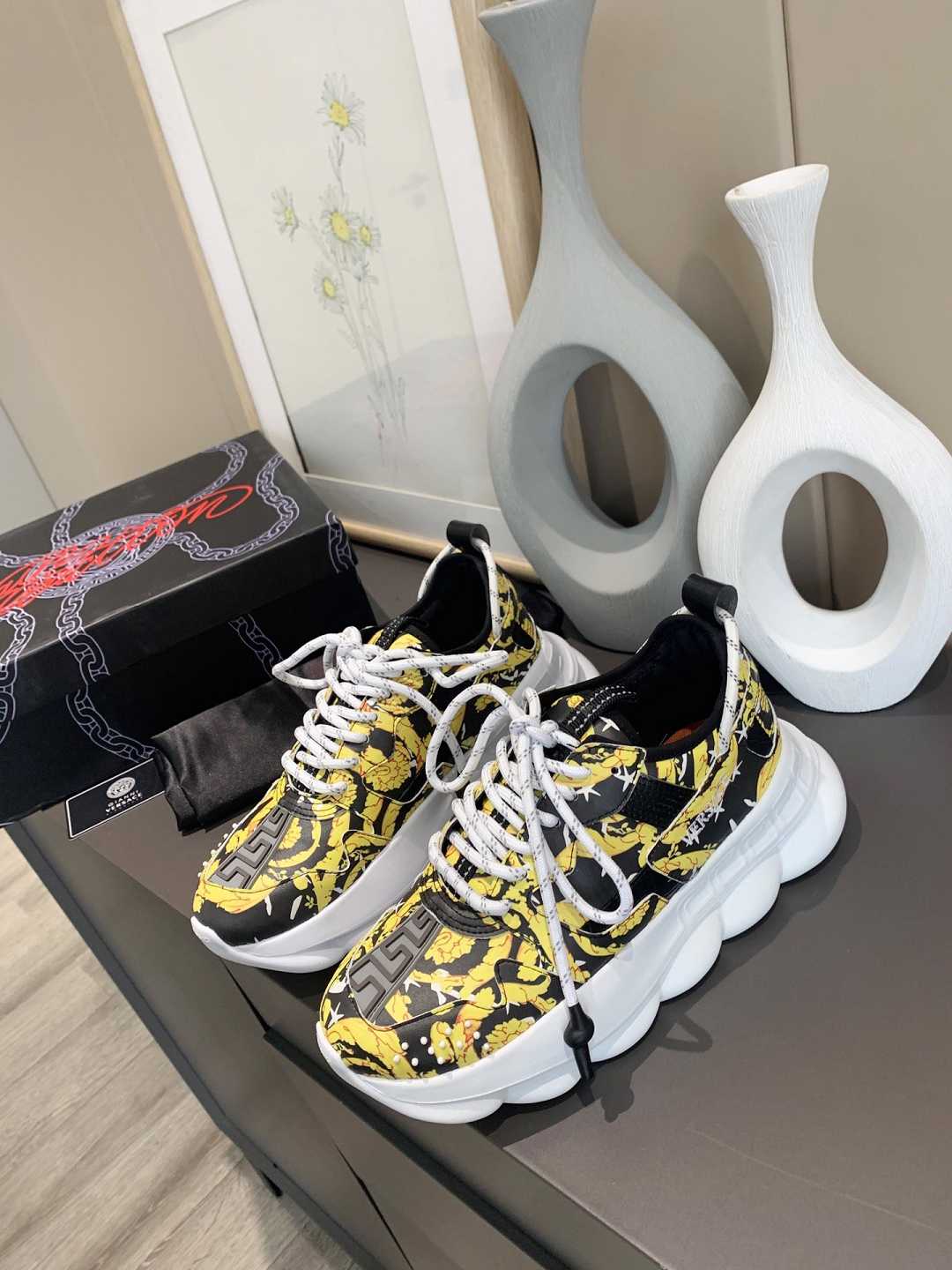 Versace Chain Reaction Sneakers