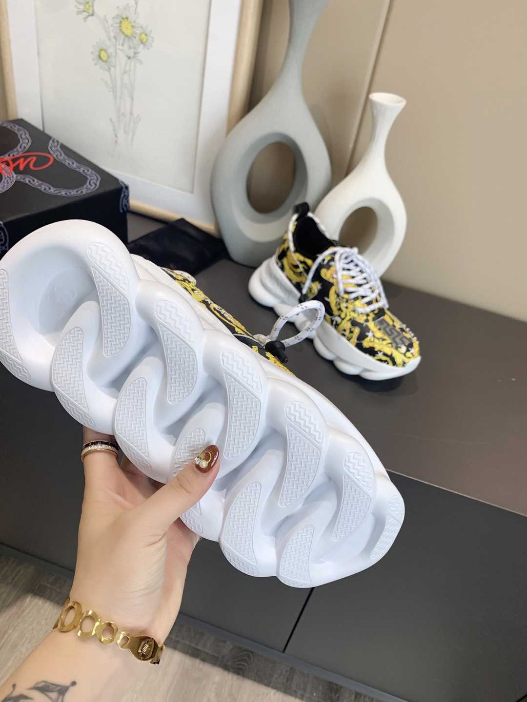 Versace Chain Reaction Sneakers