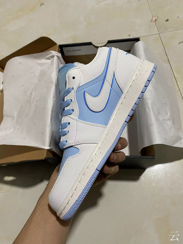 Jordan 1 Low Blue And White