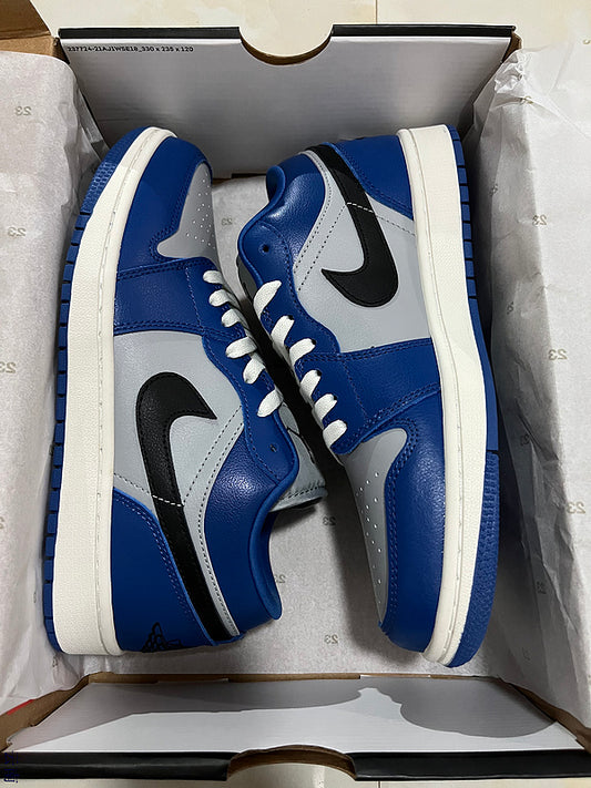 Jordan 1 Low Blue And Gray