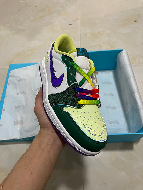 Jordan 1 Low  Yellow And Green