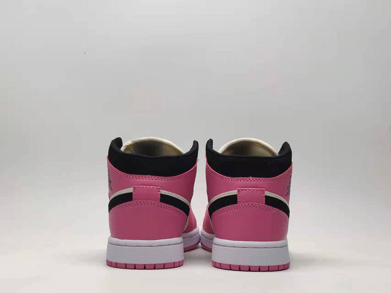 Jordan 1 mid pink and white