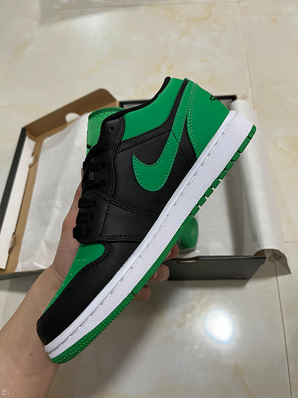 Jordan 1 Low  Green And Black