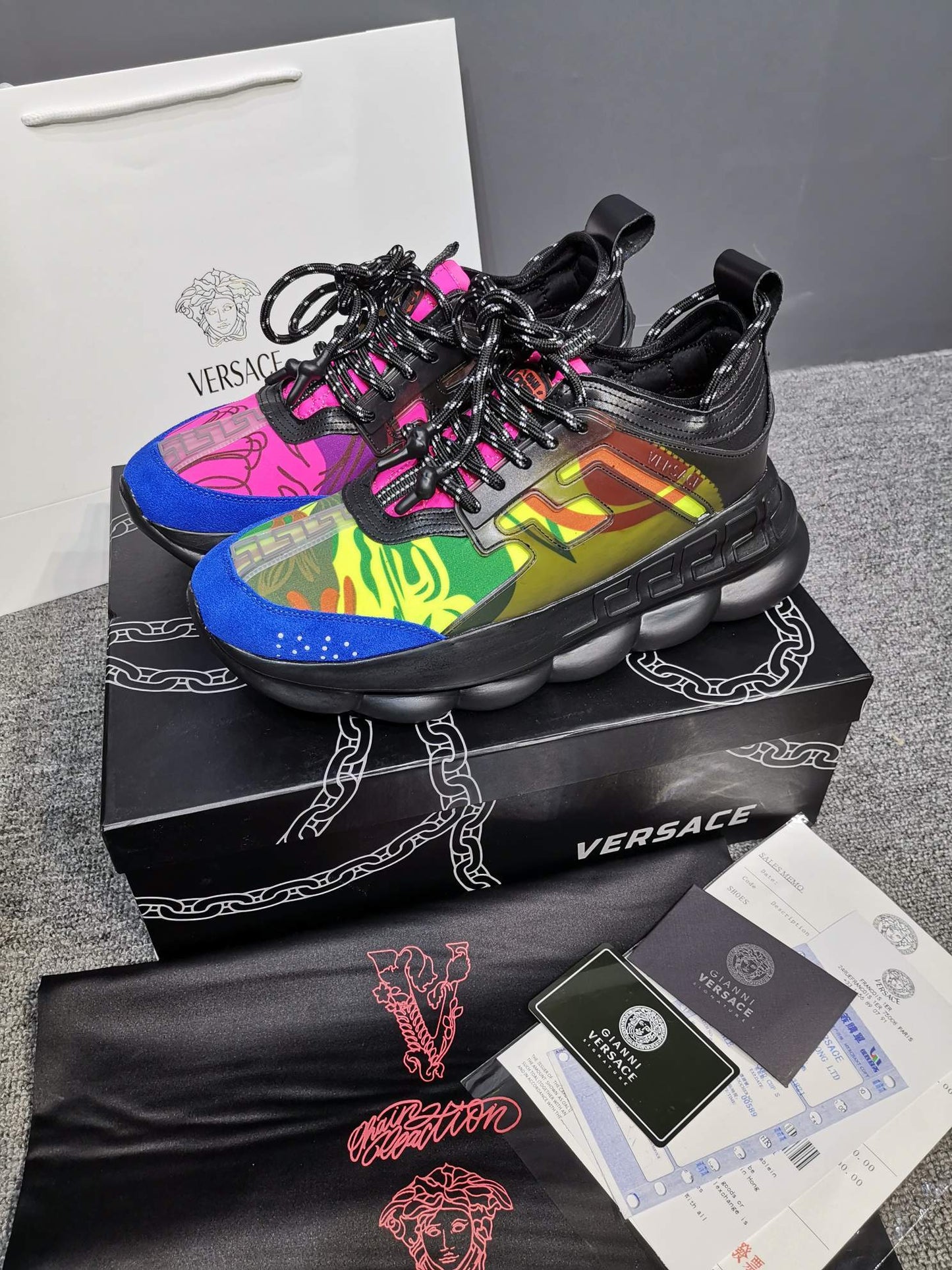 Versace Chain Reaction Sneakers