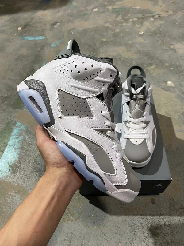 Jordan 6 white and Gray