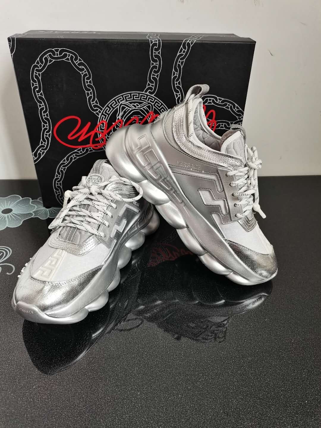 Versace Chain Reaction “White Gold”