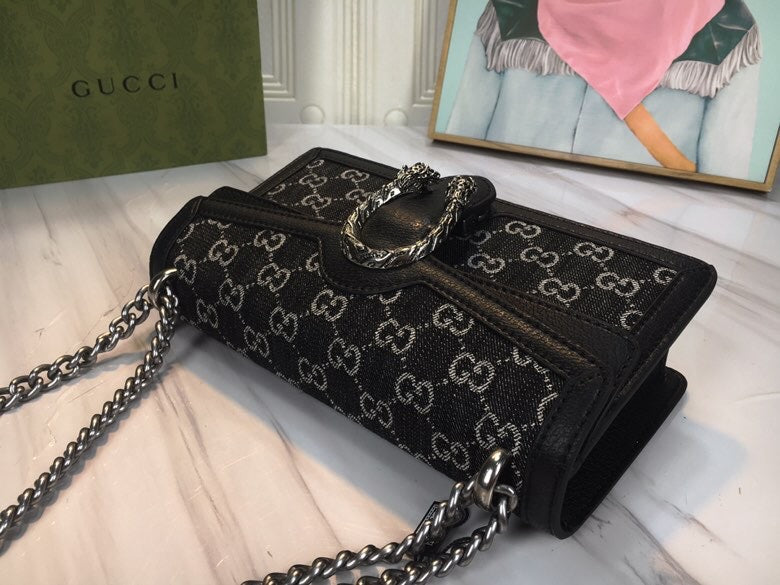 AUTHENTIC GUCCI DIONYSUS GG SMALL SHOULDER BAG