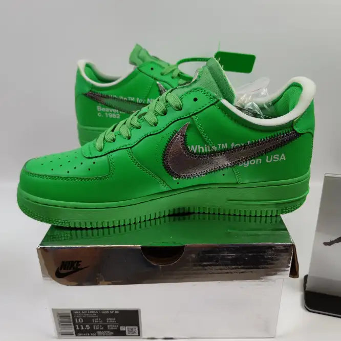 NIKE AIR  FORCE  1 GREEN