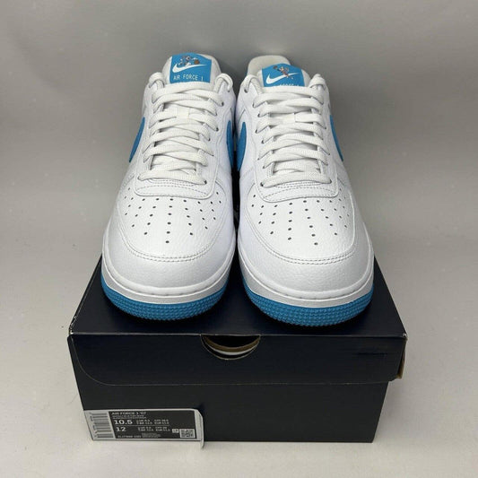 Nike Men's White and Blue Trainers