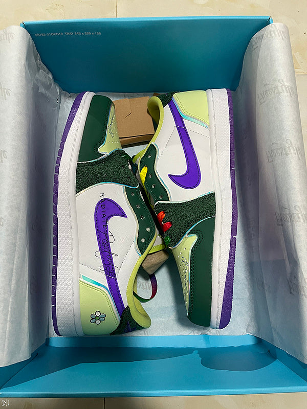 Jordan 1 Low  Yellow And Green