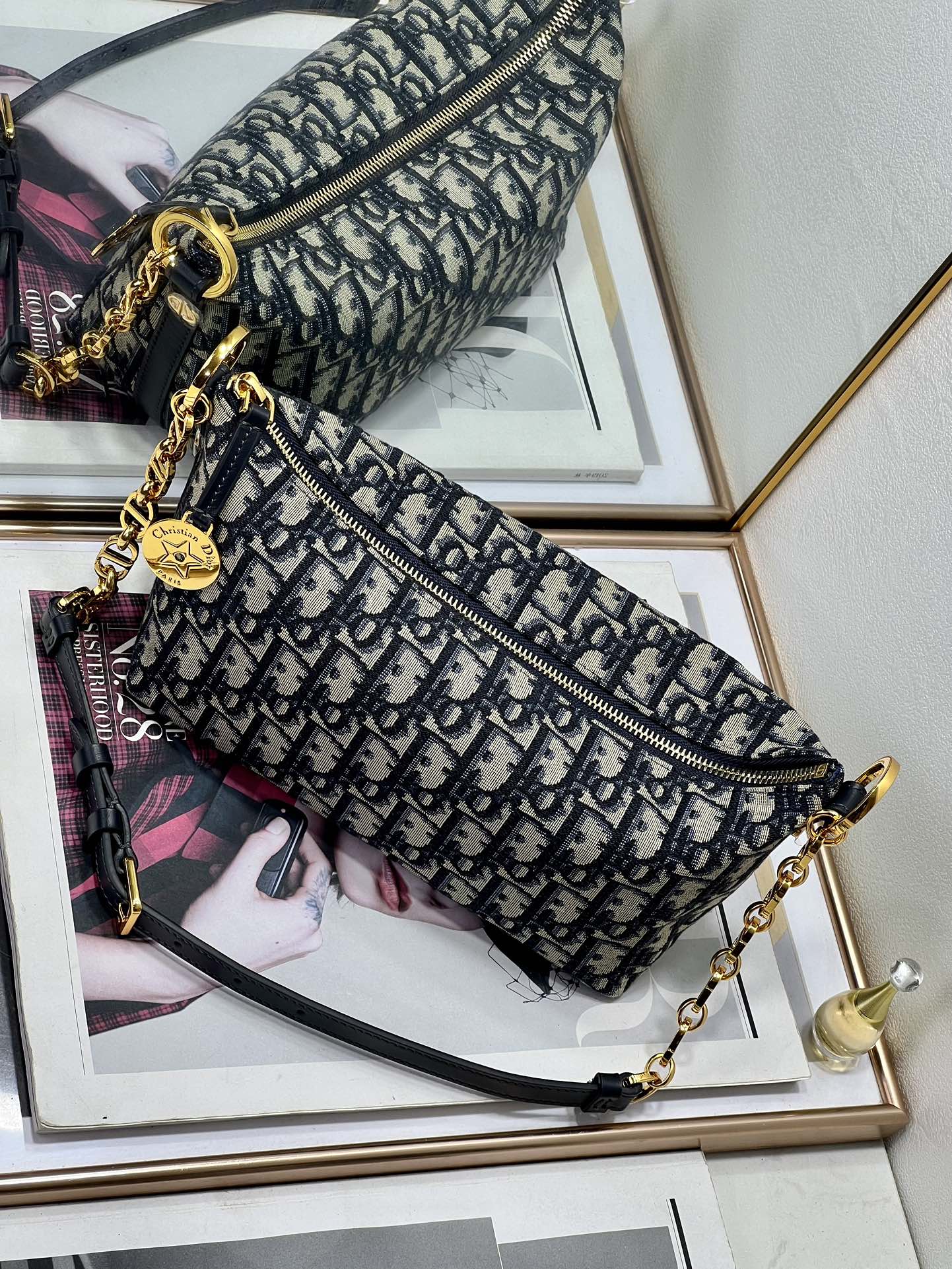 Christian Dior Cannage Chain Hobo