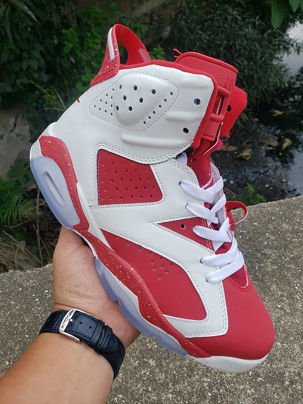 Jordan 6 Red ans White