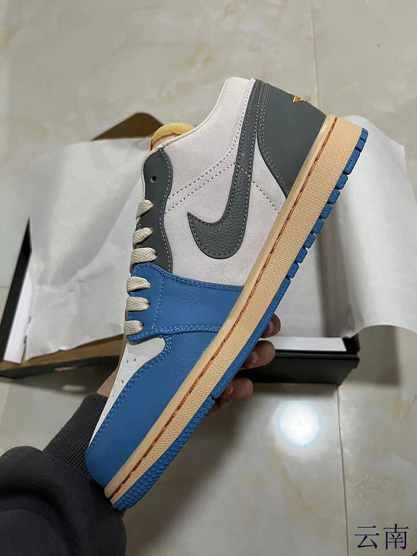 Jordan 1 Low Blue And White