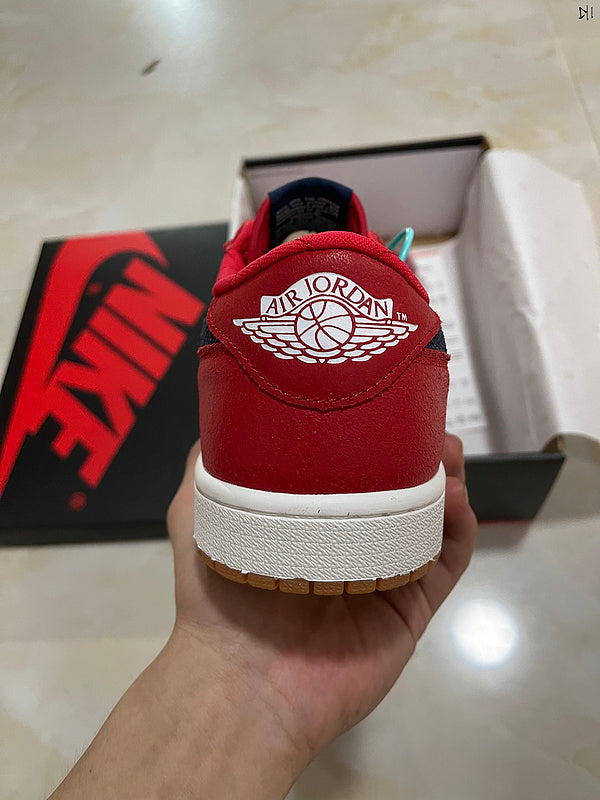 Jordan 1 Low Red And white