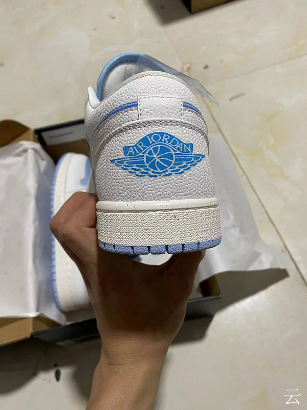 Jordan 1 Low Blue And White